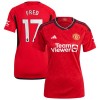 Maillot de Supporter Manchester United Fred 17 Domicile 2023-24 Pour Femme